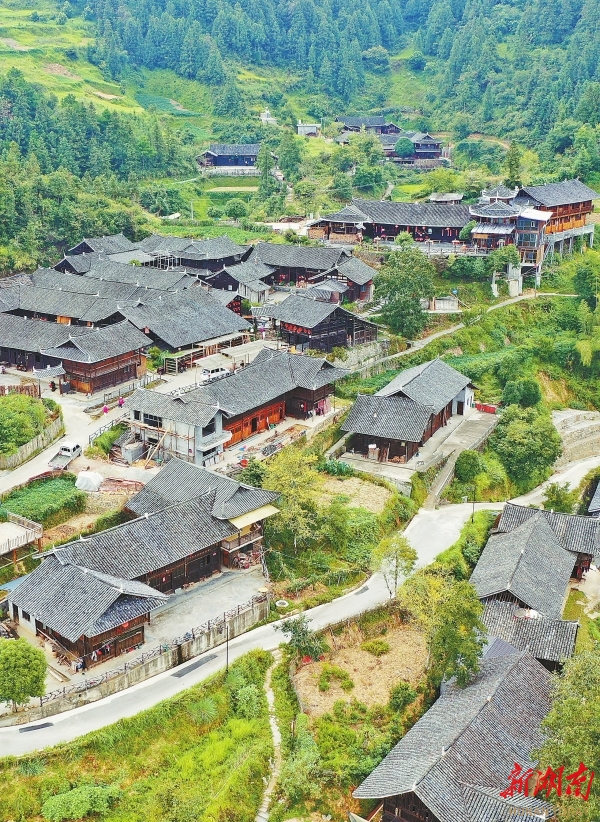 溆浦縣統(tǒng)溪河鎮(zhèn)雁鵝界民居。