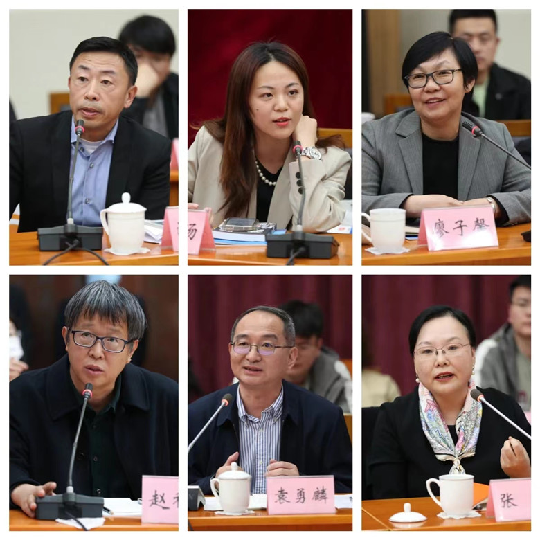 游江、程皎旸、廖子馨、趙稀方、袁勇麟、張莉發(fā)言